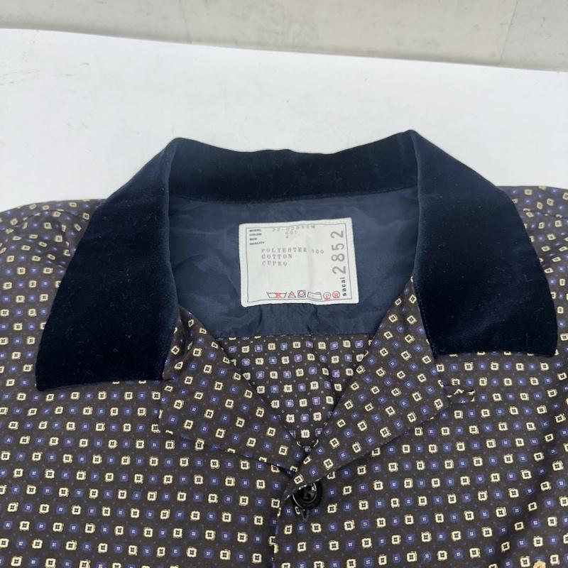 サカイ Sacai シャツ、ブラウス 半袖 22SS Komon Print Shirt 総柄 オープンカラー シャツ 22-02852M 4 茶 / ブラウン / brown メンズ USED 古着 中古 50144532
