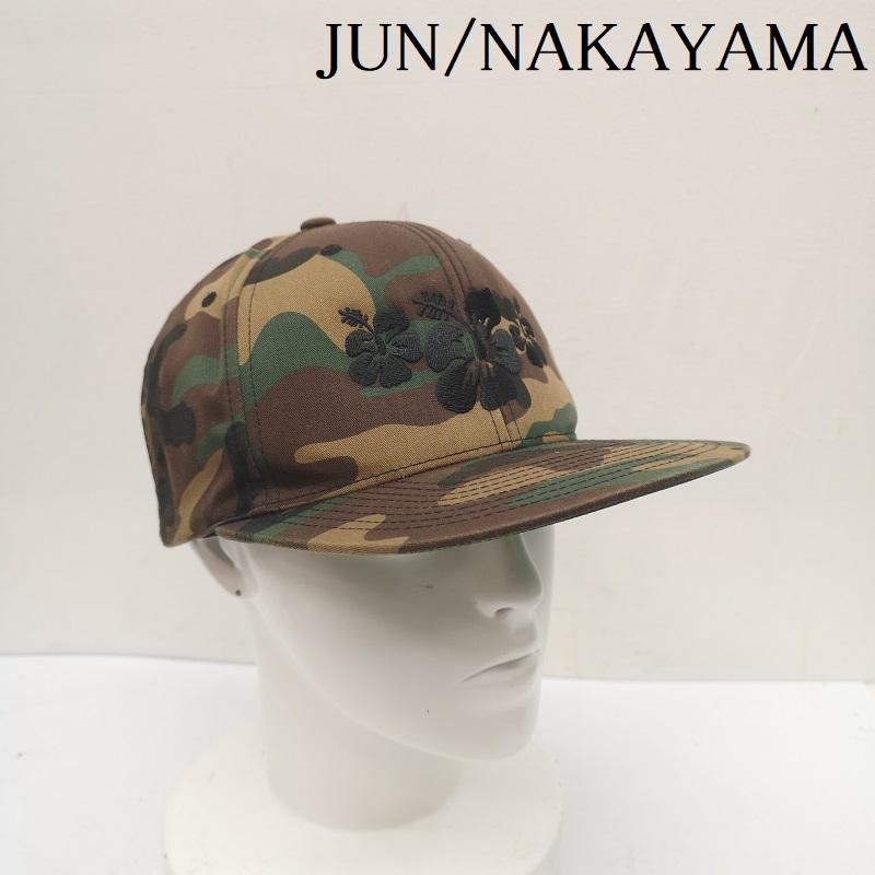 古着 USED 帽子 キャップ JUN NAKAYAMA OASIS SNAPBACK 迷彩 キャップ - オリーブグリーン / オリーブグリーン / メンズ USED 古着 中古 50144546