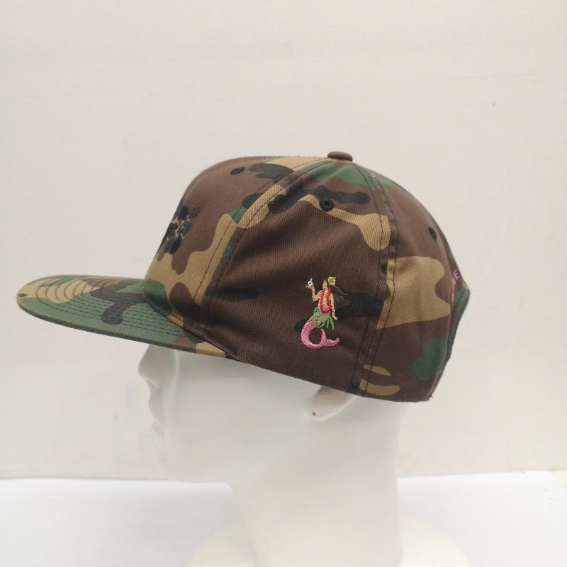 古着 USED 帽子 キャップ JUN NAKAYAMA OASIS SNAPBACK 迷彩 キャップ - オリーブグリーン / オリーブグリーン / メンズ USED 古着 中古 50144546