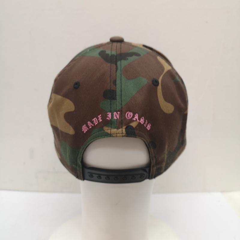 古着 USED 帽子 キャップ JUN NAKAYAMA OASIS SNAPBACK 迷彩 キャップ - オリーブグリーン / オリーブグリーン / メンズ USED 古着 中古 50144546
