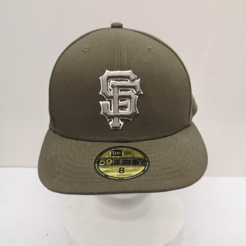 ニューエラ NEW ERA 帽子 キャップ THE CAP 5950 SAFGIACO COLOR MOSS 8 - メンズ USED 古着 中古 50144551