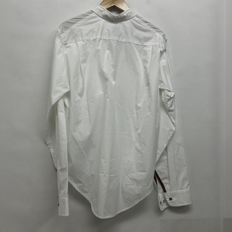 サンシー SUNSEA シャツ、ブラウス 長袖 長袖シャツ レギュラーカラーシャツ 3 無地 白 / ホワイト / white メンズ USED 古着 中古 50144585