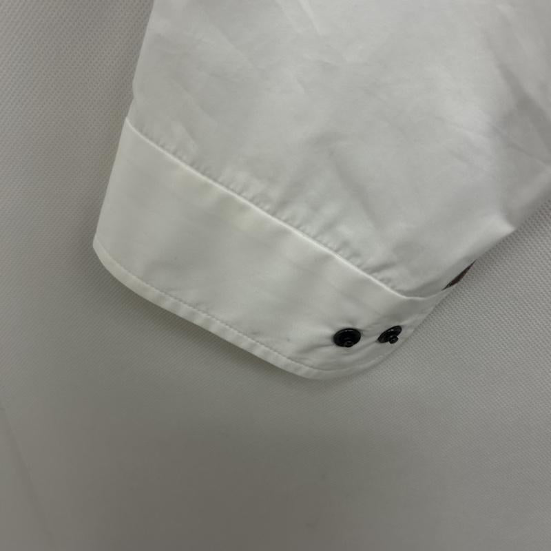 サンシー SUNSEA シャツ、ブラウス 長袖 長袖シャツ レギュラーカラーシャツ 3 無地 白 / ホワイト / white メンズ USED 古着 中古 50144585