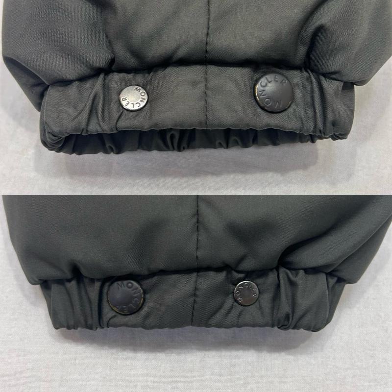 モンクレール MONCLER ジャケット、上着 ダウンジャケット VALENTINE ヴァレンティーヌ バレンティーヌ ダウンジャケット フード ファー 茶タグ Z4HJ044 0 無地 ダークグレー / ダークグレー / レディース USED 古着 中古 50144591