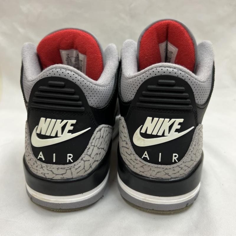 ナイキ NIKE スニーカー スニーカー AIR JORDAN 3 RETRO BLACK CEMENT DN3707-010 エアジョーダン 26.0cm メンズ USED 古着 中古 50144601
