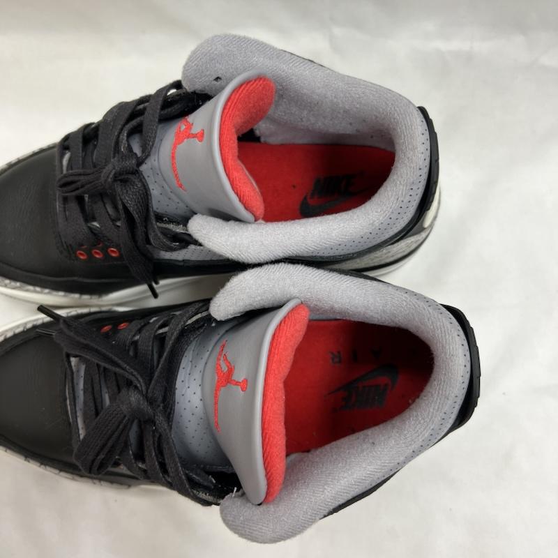 ナイキ NIKE スニーカー スニーカー AIR JORDAN 3 RETRO BLACK CEMENT DN3707-010 エアジョーダン 26.0cm メンズ USED 古着 中古 50144601