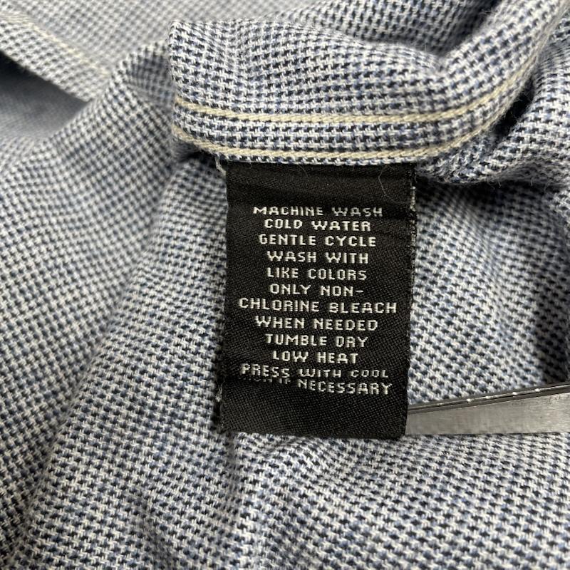 ポロジーンズカンパニー POLOJEANSCO. シャツ、ブラウス 半袖 半袖 シャンブレー シャツ ブラウス Shirt デザインシャツ 胸ポケット ボタン タグ刺繍 XL  青 / ブルー / blue メンズ USED 古着 中古 50144621