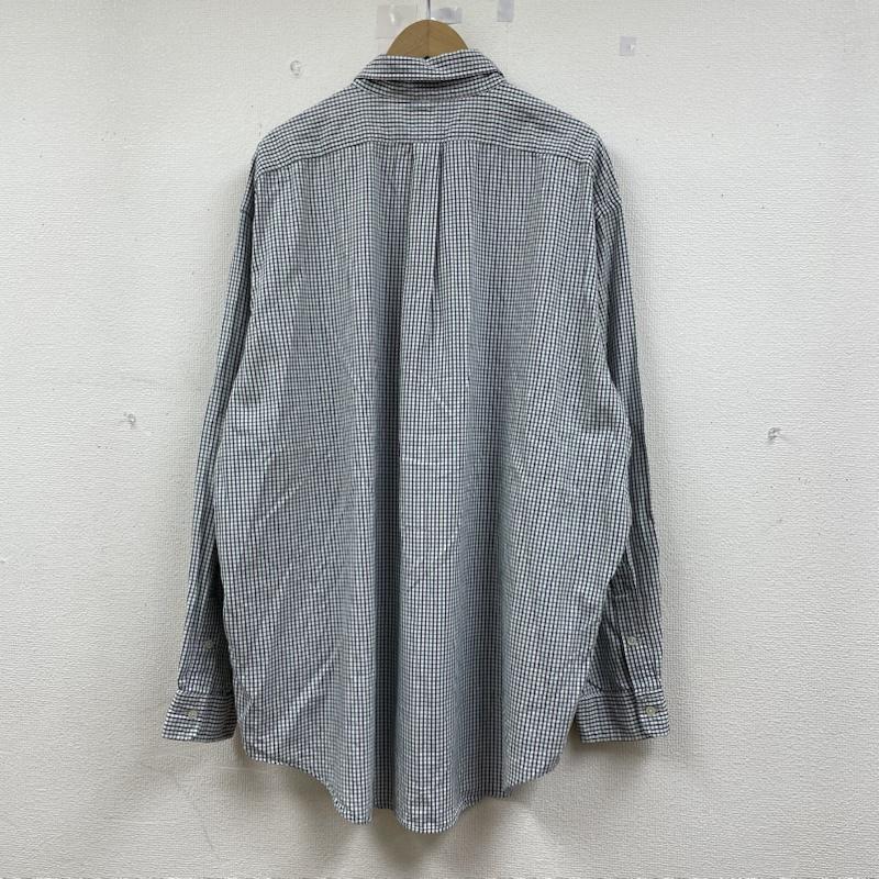 ラルフローレン RALPHLAUREN シャツ、ブラウス 長袖 旧タグ 90s BLAIRE 長袖 ボタンダウン シャツ ブラウス Shirt ロングスリーブ チェック ポニーロゴ 刺繍 ワンポイント 大きいサイズ XXL チェック X ロゴ、文字 X ワンポイント X 刺繍 青 / ブルー / blue X 緑 / グリーン / green X 白 / ホワイト / white メンズ USED 古着 中古 50144623