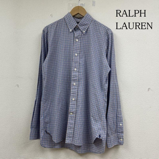 ラルフローレン RALPHLAUREN シャツ、ブラウス 長袖 長袖 ボタンダウン シャツ Shirt ロングスリーブ マルチカラー チェック 裾ポニー ロゴ 刺繍 サイズ15/38 - ロゴ、文字 X 刺繍 X ワンポイント X チェック マルチカラー / マルチカラー / multicolor メンズ USED 古着 中古 50144624