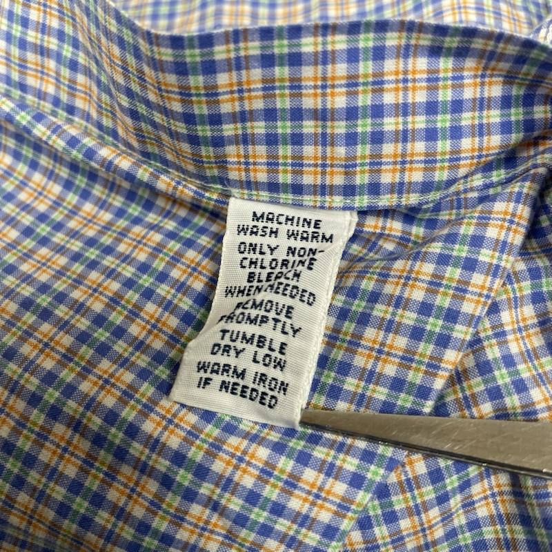 ラルフローレン RALPHLAUREN シャツ、ブラウス 長袖 長袖 ボタンダウン シャツ Shirt ロングスリーブ マルチカラー チェック 裾ポニー ロゴ 刺繍 サイズ15/38 - ロゴ、文字 X 刺繍 X ワンポイント X チェック マルチカラー / マルチカラー / multicolor メンズ USED 古着 中古 50144624