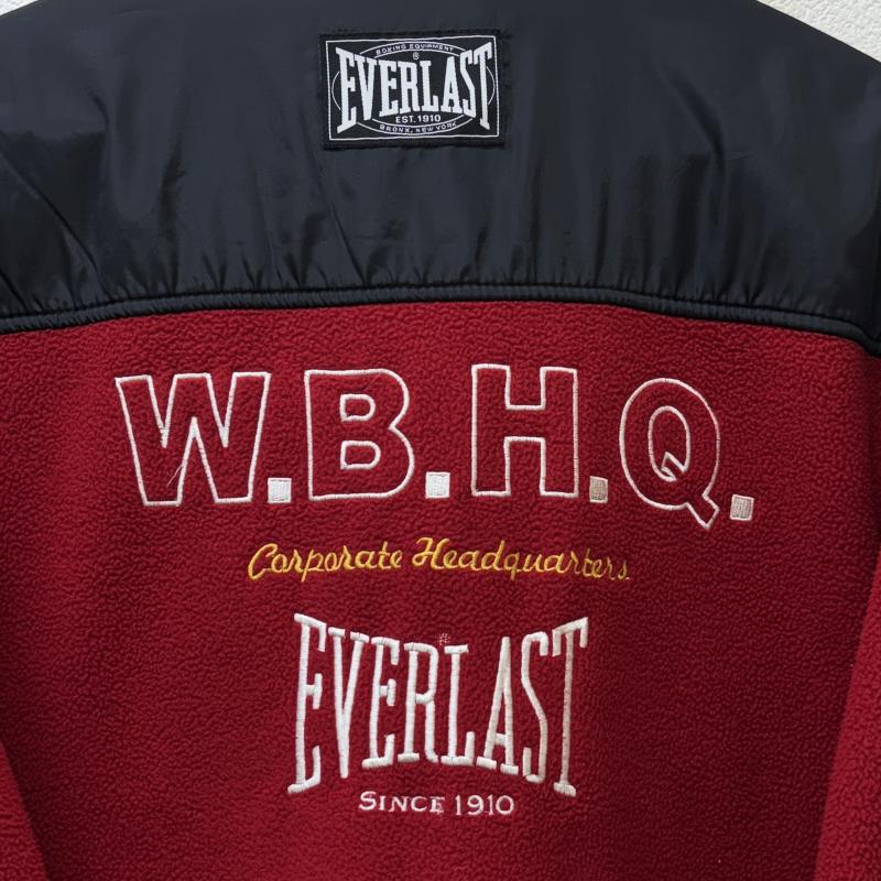 エバーラスト EVERLAST ジャケット、上着 ジャンパー、ブルゾン 韓国規格 ナイロン フリース コンビ ロゴ 刺繍 スタンドカラー ジャケット 赤 黒 レッド ブラック L 黒 / ブラック / black X 赤 / レッド / red メンズ USED 古着 中古 50144687