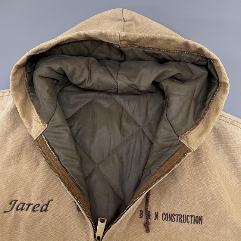 古着 USED ジャケット、上着 ジャンパー、ブルゾン MULESKINS 90年代頃 ビンテージ 中綿入り ダック生地 フード ジャケット フーディ OLD YKKジップ - メンズ USED 古着 中古 50144693