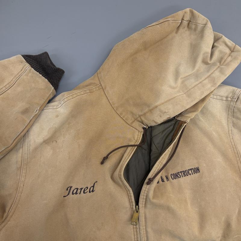 古着 USED ジャケット、上着 ジャンパー、ブルゾン MULESKINS 90年代頃 ビンテージ 中綿入り ダック生地 フード ジャケット フーディ OLD YKKジップ - メンズ USED 古着 中古 50144693