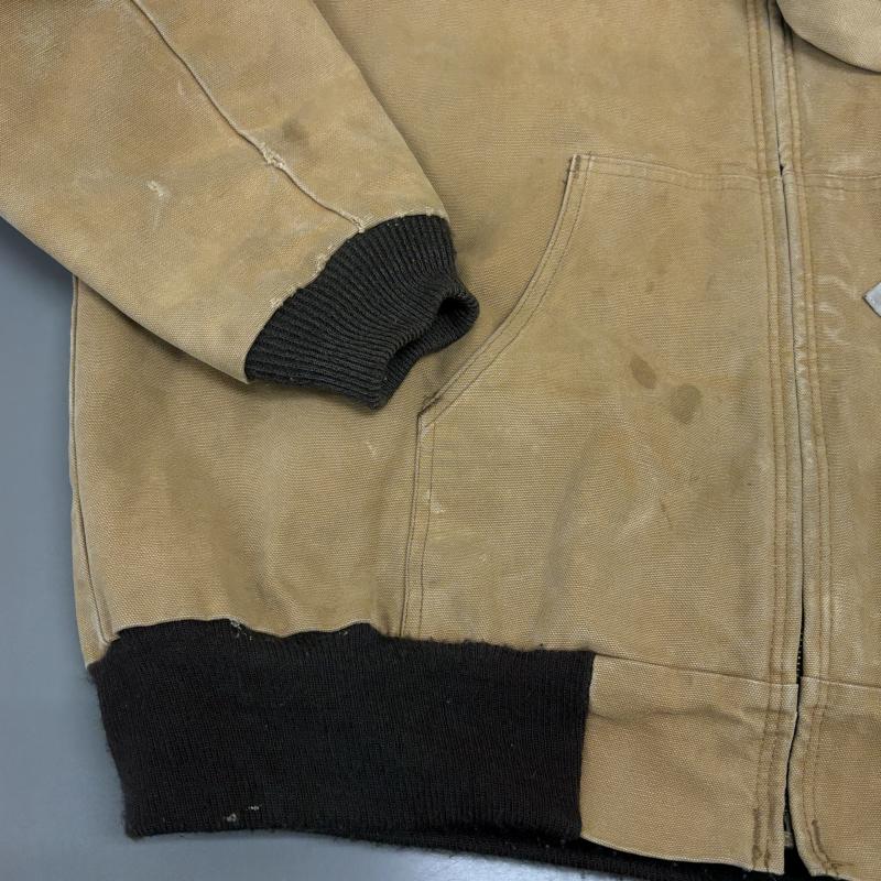 古着 USED ジャケット、上着 ジャンパー、ブルゾン MULESKINS 90年代頃 ビンテージ 中綿入り ダック生地 フード ジャケット フーディ OLD YKKジップ - メンズ USED 古着 中古 50144693