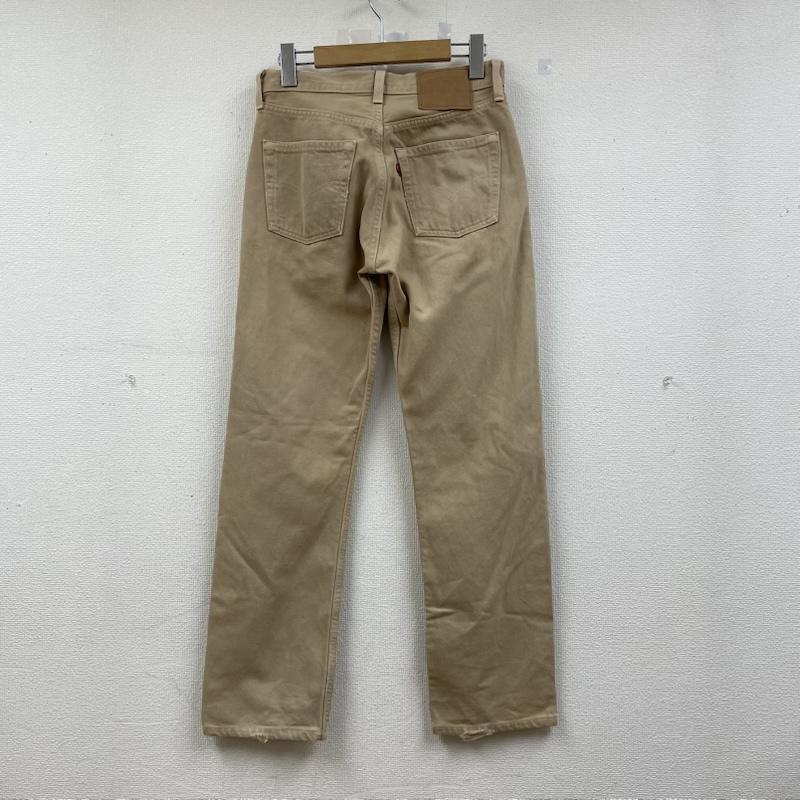 リーバイス Levi s パンツ デニム、ジーンズ 501 USA製 Levi s ボタン裏553 米国製 ヴィンテージ ボタンフライ カラー デニム パンツ 28インチ ロゴ、文字 ベージュ / ベージュ / beige メンズ USED 古着 中古 50144717