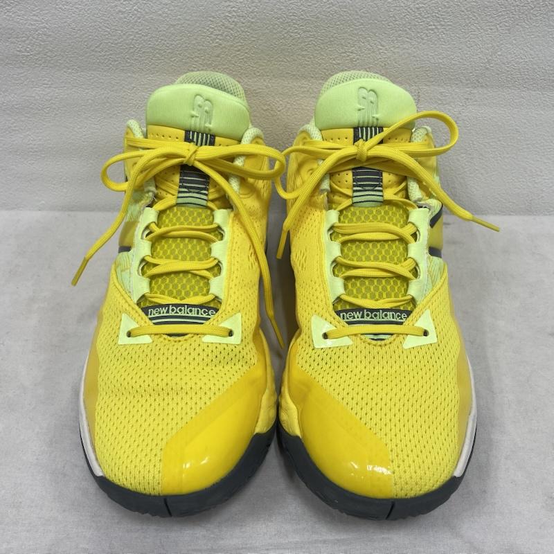 ニューバランス New Balance スニーカー スニーカー バスケットボール シューズ BB2WYRT4 furlcell two wxy ローカット 25.0cm ロゴ、文字 黄 / イエロー / yellow メンズ USED 古着 中古 50144722