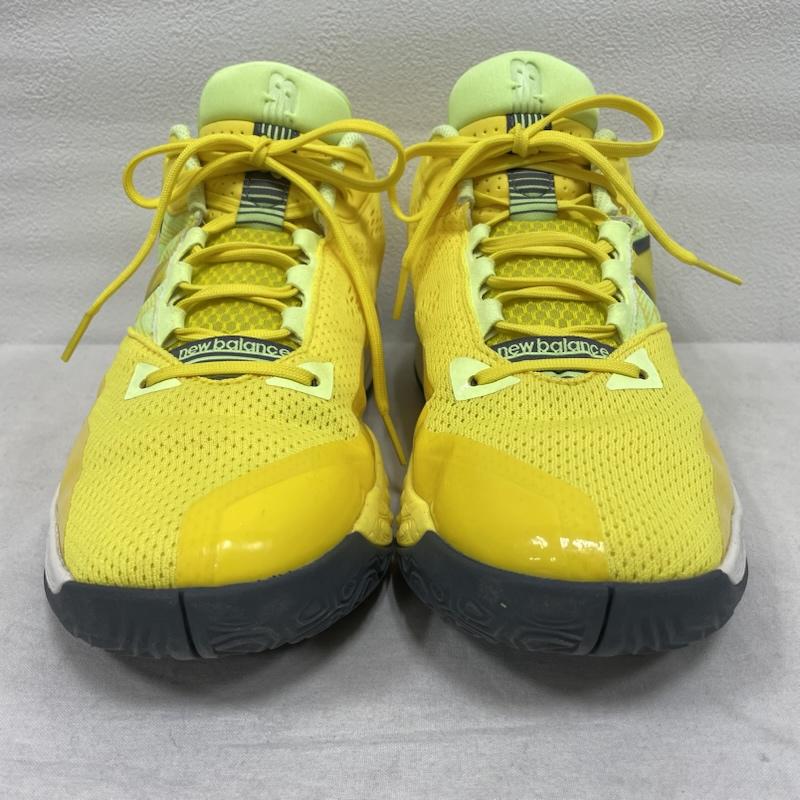 ニューバランス New Balance スニーカー スニーカー バスケットボール シューズ BB2WYRT4 furlcell two wxy ローカット 25.0cm ロゴ、文字 黄 / イエロー / yellow メンズ USED 古着 中古 50144722