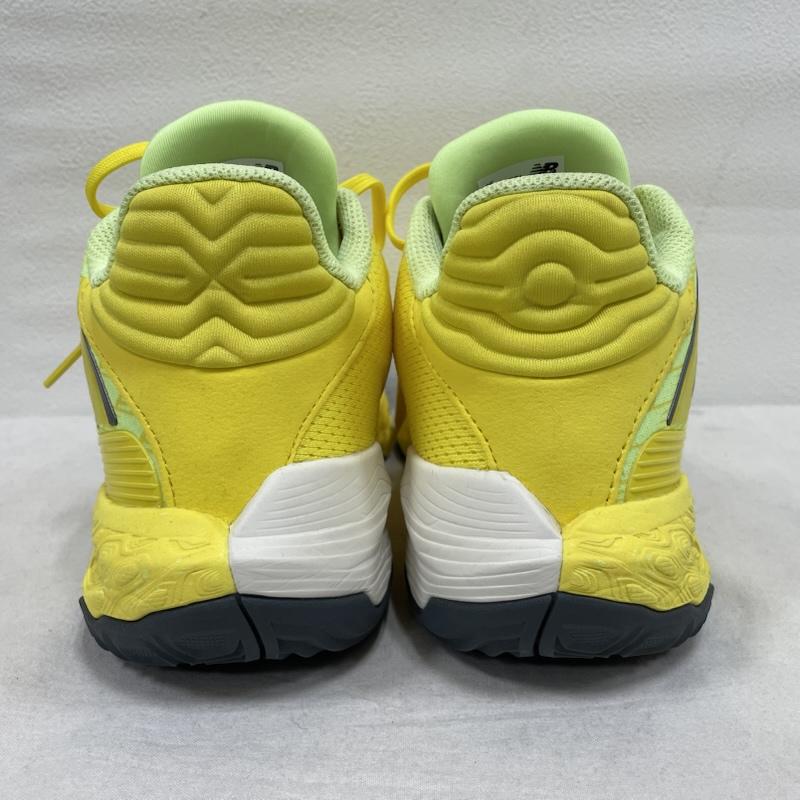 ニューバランス New Balance スニーカー スニーカー バスケットボール シューズ BB2WYRT4 furlcell two wxy ローカット 25.0cm ロゴ、文字 黄 / イエロー / yellow メンズ USED 古着 中古 50144722