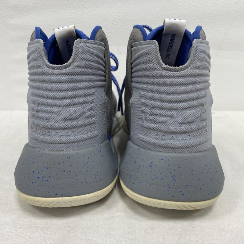 アンダーアーマー UNDER ARMOUR スニーカー スニーカー バスケットボール シューズ Curry 3zer0 ハイカット チームロイヤル 25.0cm ロゴ、文字 青 / ブルー / blue X 灰 / グレー / gray メンズ USED 古着 中古 50144728