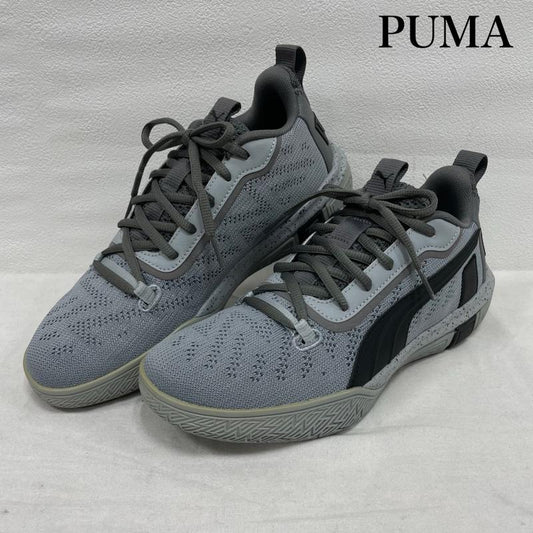 プーマ PUMA スニーカー スニーカー バスケットボール シューズ レガシー ローカット 25.0cm ロゴ、文字 灰 / グレー / gray X ダークグレー / ダークグレー / X 黒 / ブラック / black メンズ USED 古着 中古 50144729