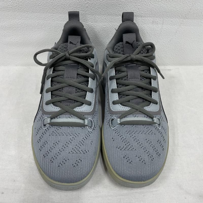 プーマ PUMA スニーカー スニーカー バスケットボール シューズ レガシー ローカット 25.0cm ロゴ、文字 灰 / グレー / gray X ダークグレー / ダークグレー / X 黒 / ブラック / black メンズ USED 古着 中古 50144729