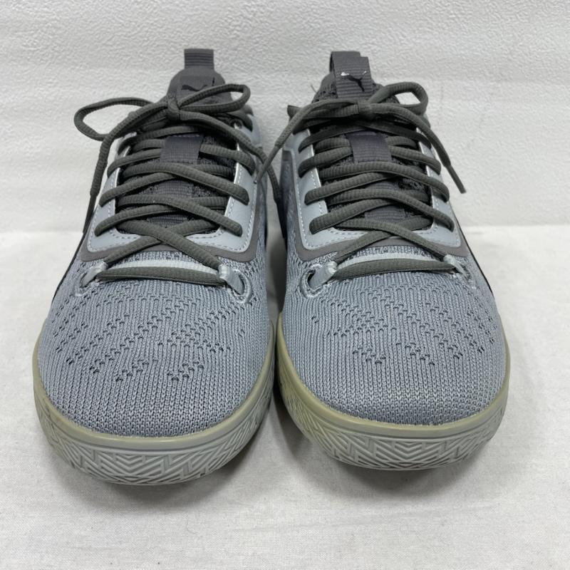 プーマ PUMA スニーカー スニーカー バスケットボール シューズ レガシー ローカット 25.0cm ロゴ、文字 灰 / グレー / gray X ダークグレー / ダークグレー / X 黒 / ブラック / black メンズ USED 古着 中古 50144729