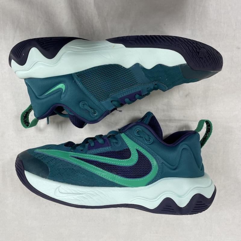 ナイキ NIKE スニーカー スニーカー バスケットボール シューズ ヤニス イモータリティDZ7534-301 25.0cm ロゴ、文字 緑 / グリーン / green X 紫 / パープル / purple X 水色 / ライトブルー / メンズ USED 古着 中古 50144730