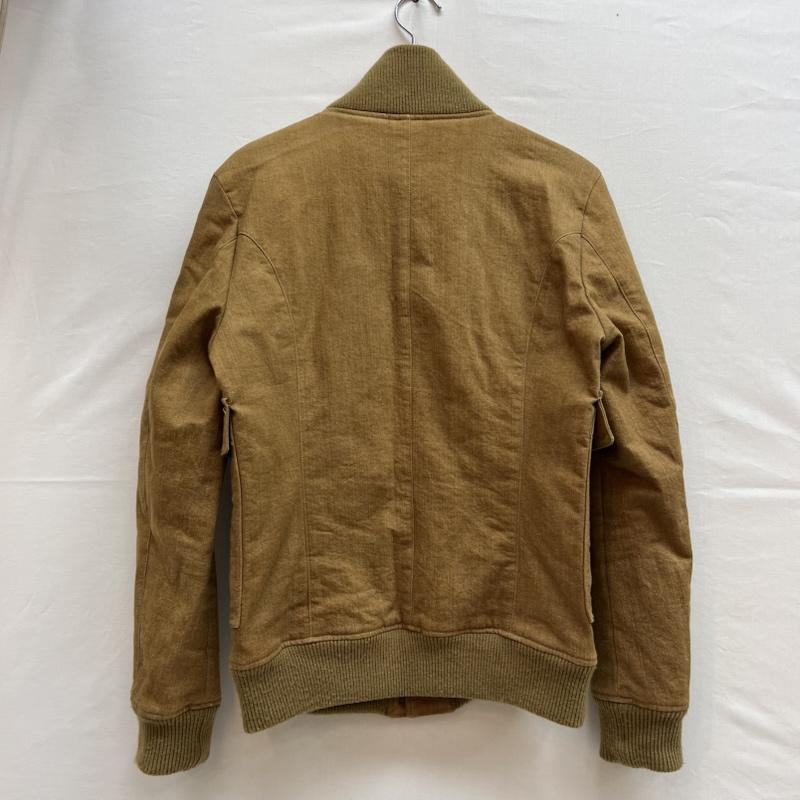 エーケーエム AKM ジャケット、上着 ジャンパー、ブルゾン valstarino Zimbabwe denim Thermore ストレッチ デニム バルスタリーノ ジャケット L ベージュ / ベージュ / beige X 茶 / ブラウン / brown メンズ USED 古着 中古 50144768