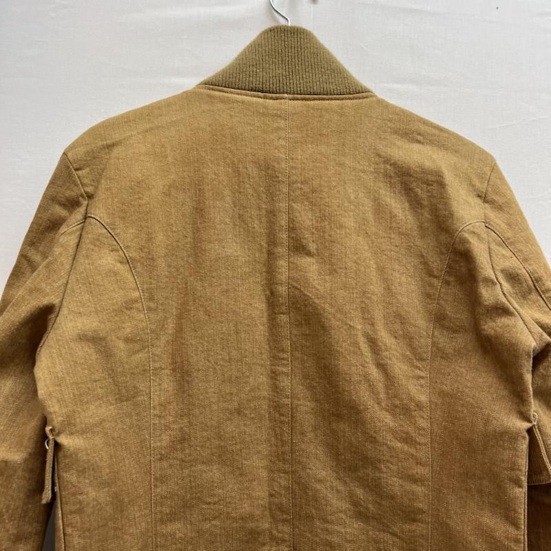 エーケーエム AKM ジャケット、上着 ジャンパー、ブルゾン valstarino Zimbabwe denim Thermore ストレッチ デニム バルスタリーノ ジャケット L ベージュ / ベージュ / beige X 茶 / ブラウン / brown メンズ USED 古着 中古 50144768