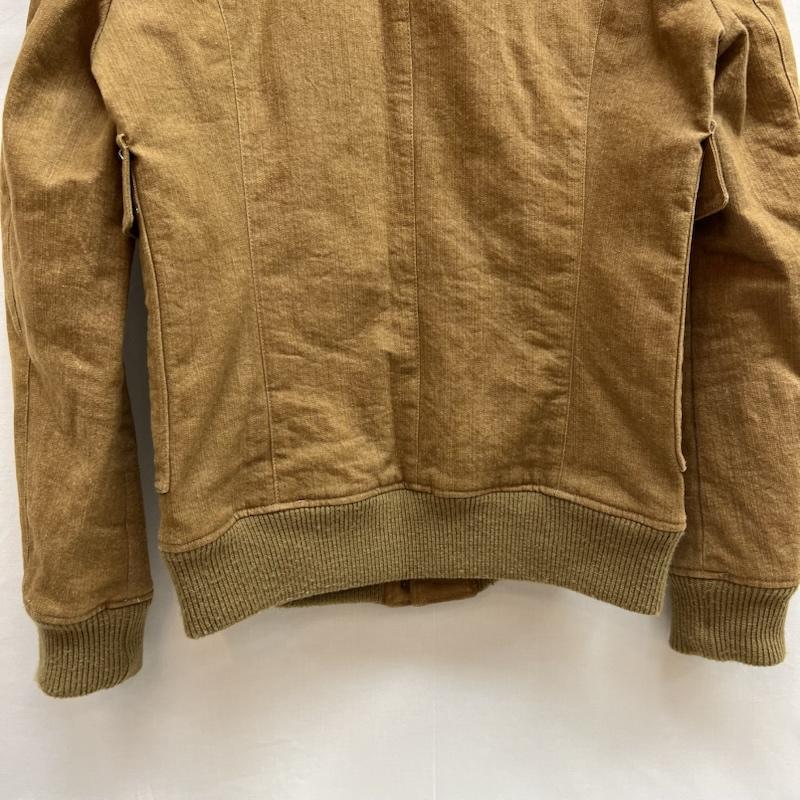 エーケーエム AKM ジャケット、上着 ジャンパー、ブルゾン valstarino Zimbabwe denim Thermore ストレッチ デニム バルスタリーノ ジャケット L ベージュ / ベージュ / beige X 茶 / ブラウン / brown メンズ USED 古着 中古 50144768