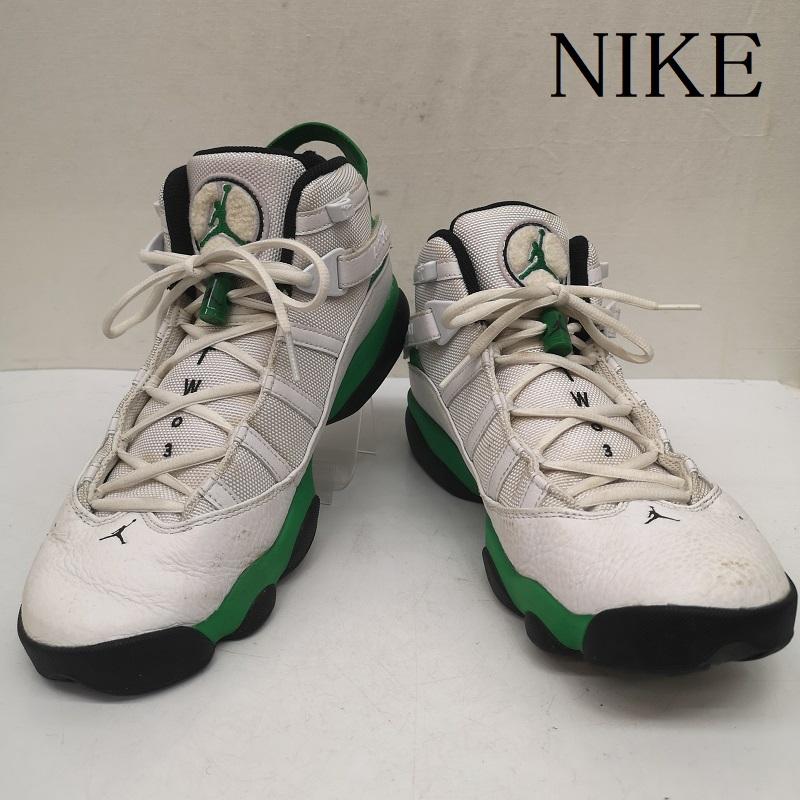 ナイキ NIKE スニーカー スニーカー Jordan 6 Rings Lucky Green 322992-131 28.0cm 白 / ホワイト / white X 緑 / グリーン / green メンズ USED 古着 中古 50144790