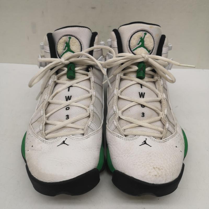 ナイキ NIKE スニーカー スニーカー Jordan 6 Rings Lucky Green 322992-131 28.0cm 白 / ホワイト / white X 緑 / グリーン / green メンズ USED 古着 中古 50144790