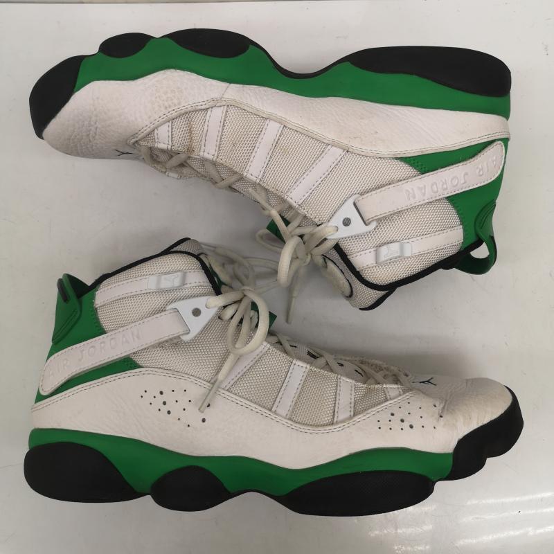 ナイキ NIKE スニーカー スニーカー Jordan 6 Rings Lucky Green 322992-131 28.0cm 白 / ホワイト / white X 緑 / グリーン / green メンズ USED 古着 中古 50144790