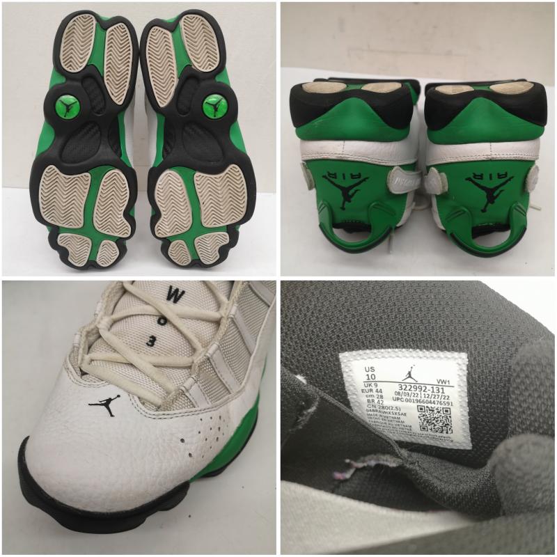 ナイキ NIKE スニーカー スニーカー Jordan 6 Rings Lucky Green 322992-131 28.0cm 白 / ホワイト / white X 緑 / グリーン / green メンズ USED 古着 中古 50144790