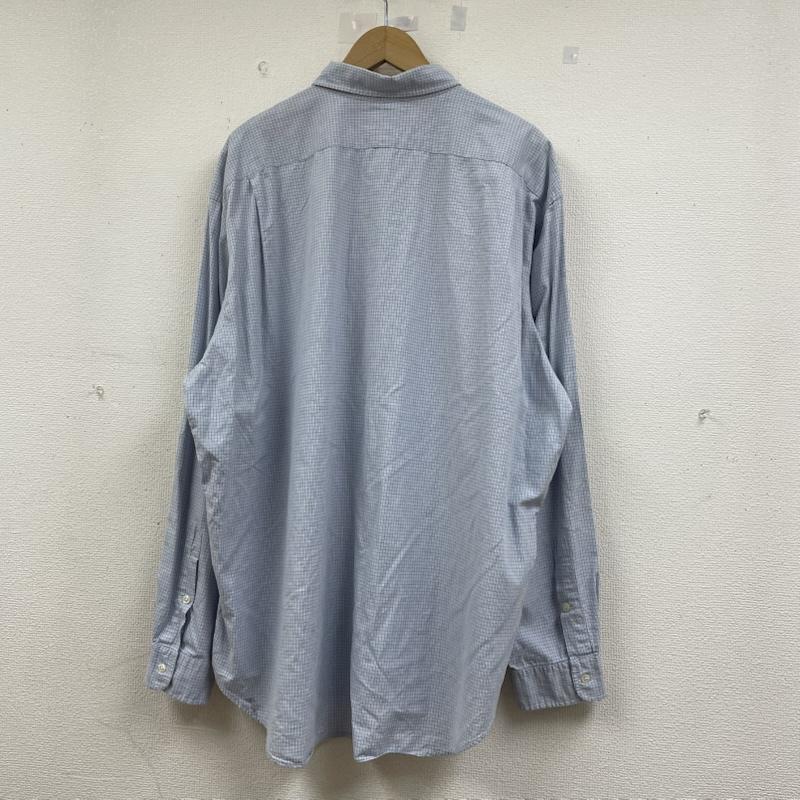 ラルフローレン RALPHLAUREN シャツ、ブラウス 長袖 MARLOWE 長袖 ボタンダウン シャツ ブラウス Shirt ロングスリーブ ポニーロゴ ワンポイント 刺繍 チェック柄 XXL チェック X ロゴ、文字 X ワンポイント X 刺繍 青 / ブルー / blue X 白 / ホワイト / white X 水色 / ライトブルー / メンズ USED 古着 中古 50144812