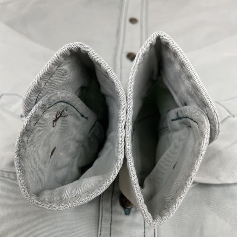 ギャップ GAP シャツ、ブラウス 長袖 90s OLD GAP 長袖 シャツ ブラウス ボタン バンドカラー S 無地 水色 / ライトブルー / メンズ USED 古着 中古 50144827