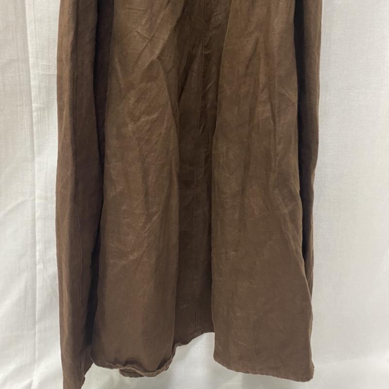 カグレ かぐれ ワンピース ロングスカート GA35-26M018 リネンキャミワンピース Aライン brown FREE FREE 無地 茶 / ブラウン / brown レディース USED 古着 中古 50144836