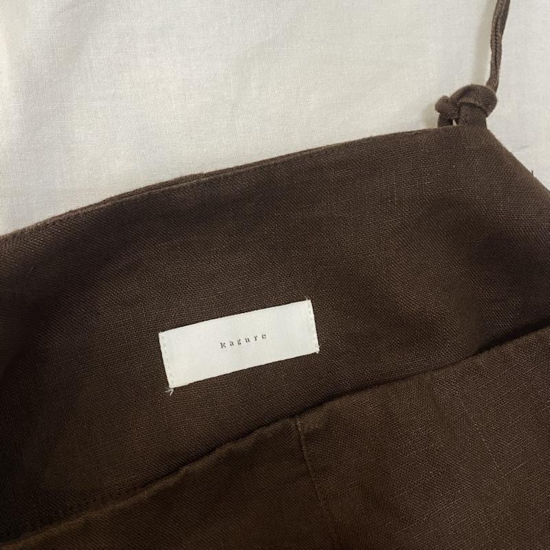 カグレ かぐれ ワンピース ロングスカート GA35-26M018 リネンキャミワンピース Aライン brown FREE FREE 無地 茶 / ブラウン / brown レディース USED 古着 中古 50144836