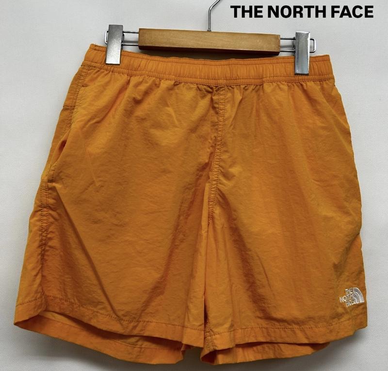 ザノースフェイス THE NORTH FACE パンツ ショートパンツ ショートパンツ ナイロン ワンポイントロゴ S ロゴ、文字 黄 / イエロー / yellow メンズ USED 古着 中古 50144867