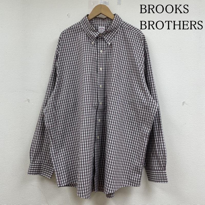 ブルックス ブラザーズ BROOKS BROTHERS シャツ、ブラウス 長袖 346 ボタンダウン チェック柄 長袖 シャツ 胸ポケット ボタン XXL チェック マルチカラー / マルチカラー / multicolor メンズ USED 古着 中古 50144887