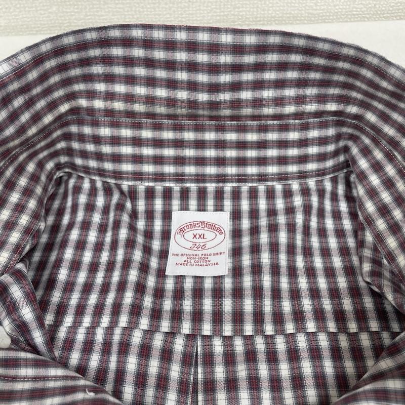 ブルックス ブラザーズ BROOKS BROTHERS シャツ、ブラウス 長袖 346 ボタンダウン チェック柄 長袖 シャツ 胸ポケット ボタン XXL チェック マルチカラー / マルチカラー / multicolor メンズ USED 古着 中古 50144887