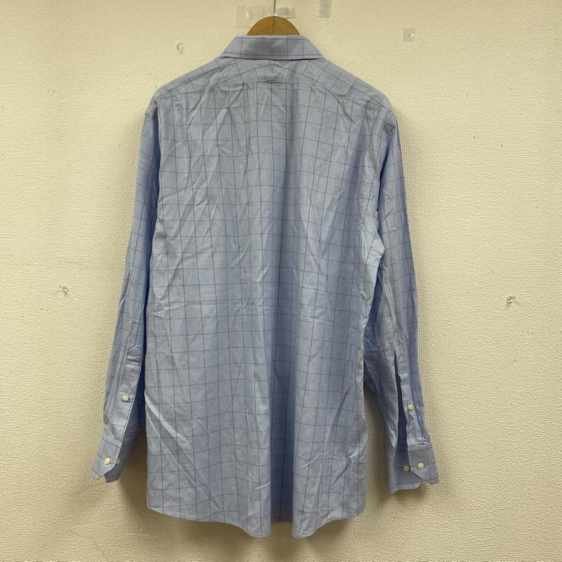 ブルックス ブラザーズ BROOKS BROTHERS シャツ、ブラウス 長袖 REGENT 1818 長袖 シャツ ブラウス チェック柄 サイズ16 1/2-4/5 - チェック 水色 / ライトブルー / メンズ USED 古着 中古 50144890