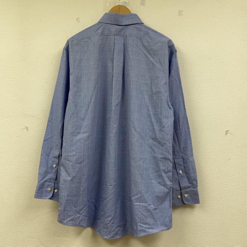 ブルックス ブラザーズ BROOKS BROTHERS シャツ、ブラウス 長袖 REGENT 1818 長袖 シャツ ブラウス チェック 胸ポケット サイズ16 1/2-2/3 - チェック 水色 / ライトブルー / メンズ USED 古着 中古 50144891