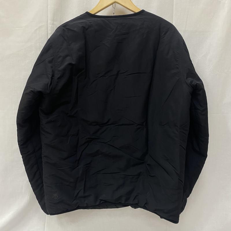 デサント DESCENTE ジャケット、上着 ジャンパー、ブルゾン DHUSJC32 DESCENTE ddd LIGHT PUFF CARDIGAN JACKET black L L ワンポイント 黒 / ブラック / black メンズ USED 古着 中古 50144906