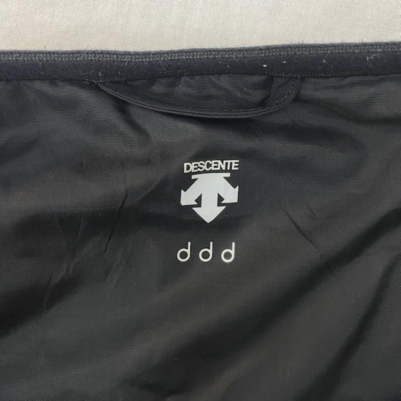 デサント DESCENTE ジャケット、上着 ジャンパー、ブルゾン DHUSJC32 DESCENTE ddd LIGHT PUFF CARDIGAN JACKET black L L ワンポイント 黒 / ブラック / black メンズ USED 古着 中古 50144906