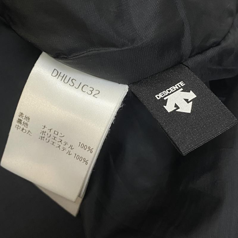 デサント DESCENTE ジャケット、上着 ジャンパー、ブルゾン DHUSJC32 DESCENTE ddd LIGHT PUFF CARDIGAN JACKET black L L ワンポイント 黒 / ブラック / black メンズ USED 古着 中古 50144906