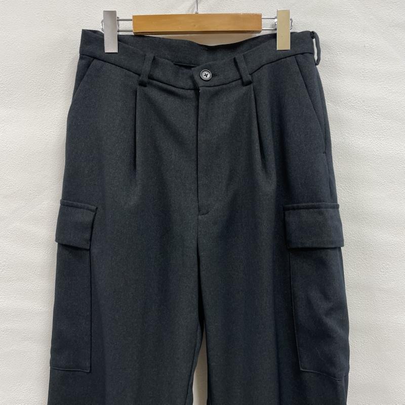 アンルート EN ROUTE パンツ ワークパンツ、ペインターパンツ エステルサージ ヘムコード 6ポケット カーゴパンツ ポケット ユナイテッドアローズ 7314-236-0080 1 無地 紺 / ネイビー / navy メンズ USED 古着 中古 50144943