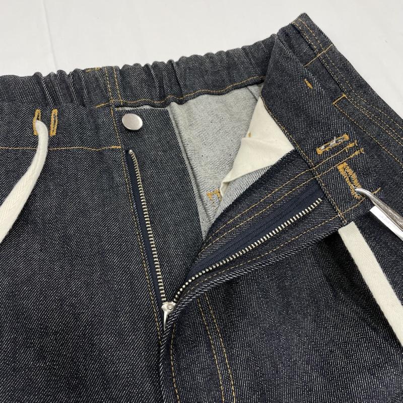 シュタイン stein パンツ デニム、ジーンズ CASHMERE DENIM EASY WAIST TROUSERS カシミヤ ワイド テーパード ST.359-1 S 無地 インディゴ / インディゴ / Indigo メンズ USED 古着 中古 50144946
