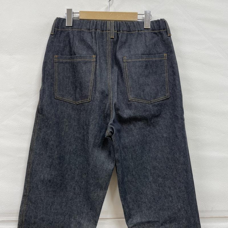 シュタイン stein パンツ デニム、ジーンズ CASHMERE DENIM EASY WAIST TROUSERS カシミヤ ワイド テーパード ST.359-1 S 無地 インディゴ / インディゴ / Indigo メンズ USED 古着 中古 50144946