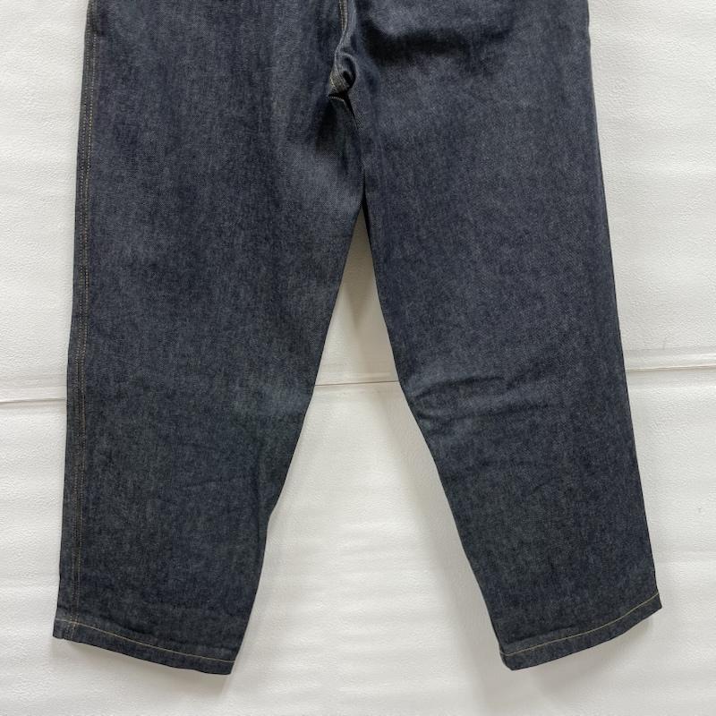 シュタイン stein パンツ デニム、ジーンズ CASHMERE DENIM EASY WAIST TROUSERS カシミヤ ワイド テーパード ST.359-1 S 無地 インディゴ / インディゴ / Indigo メンズ USED 古着 中古 50144946